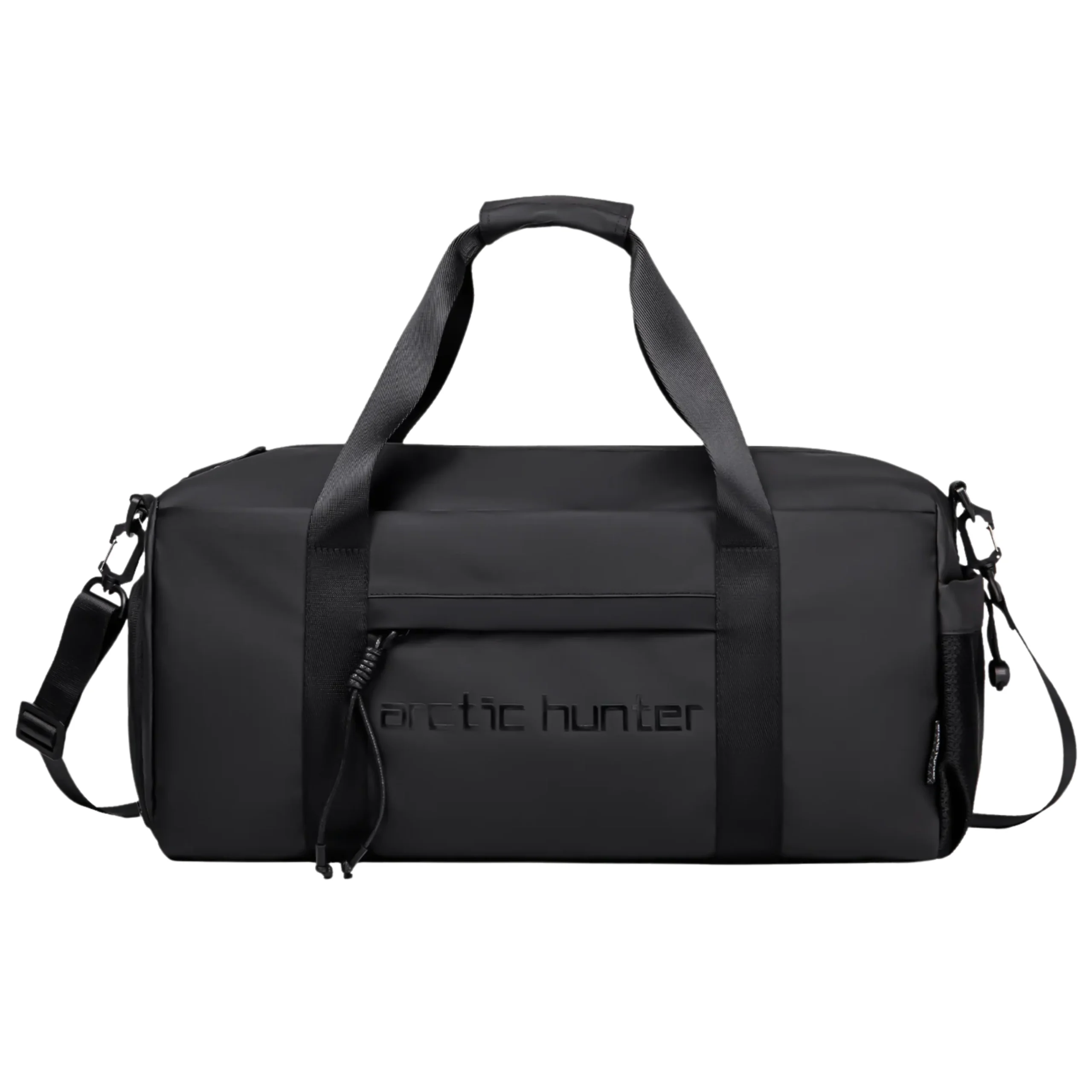 Black Arctic Hunter LX00537 waterproof anti-theft duffel bag with multiple compartments, shoe storage, and laptop - Arctic Hunter Bag Price in BD