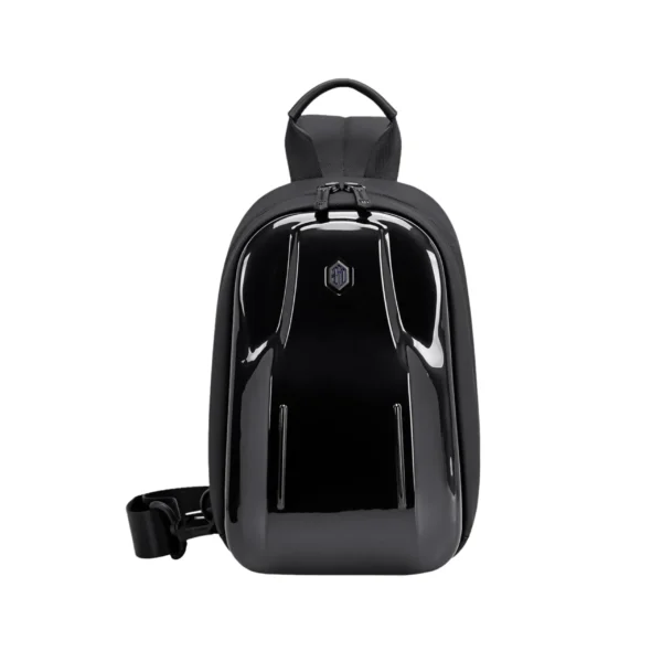 Arctic Hunter XB00551 black waterproof hard shell anti-theft sling crossbody bag for men, durable and travel-friendly in Bangladesh