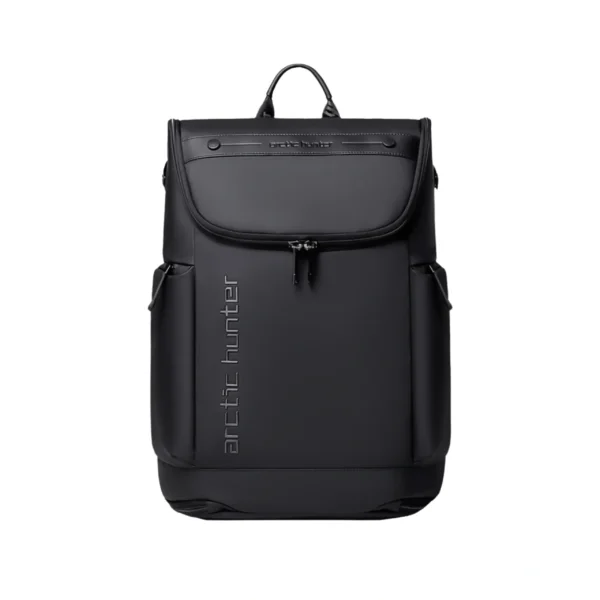 Arctic Hunter B00465 black waterproof laptop backpack with USB port for men, 15.6-inch capacity