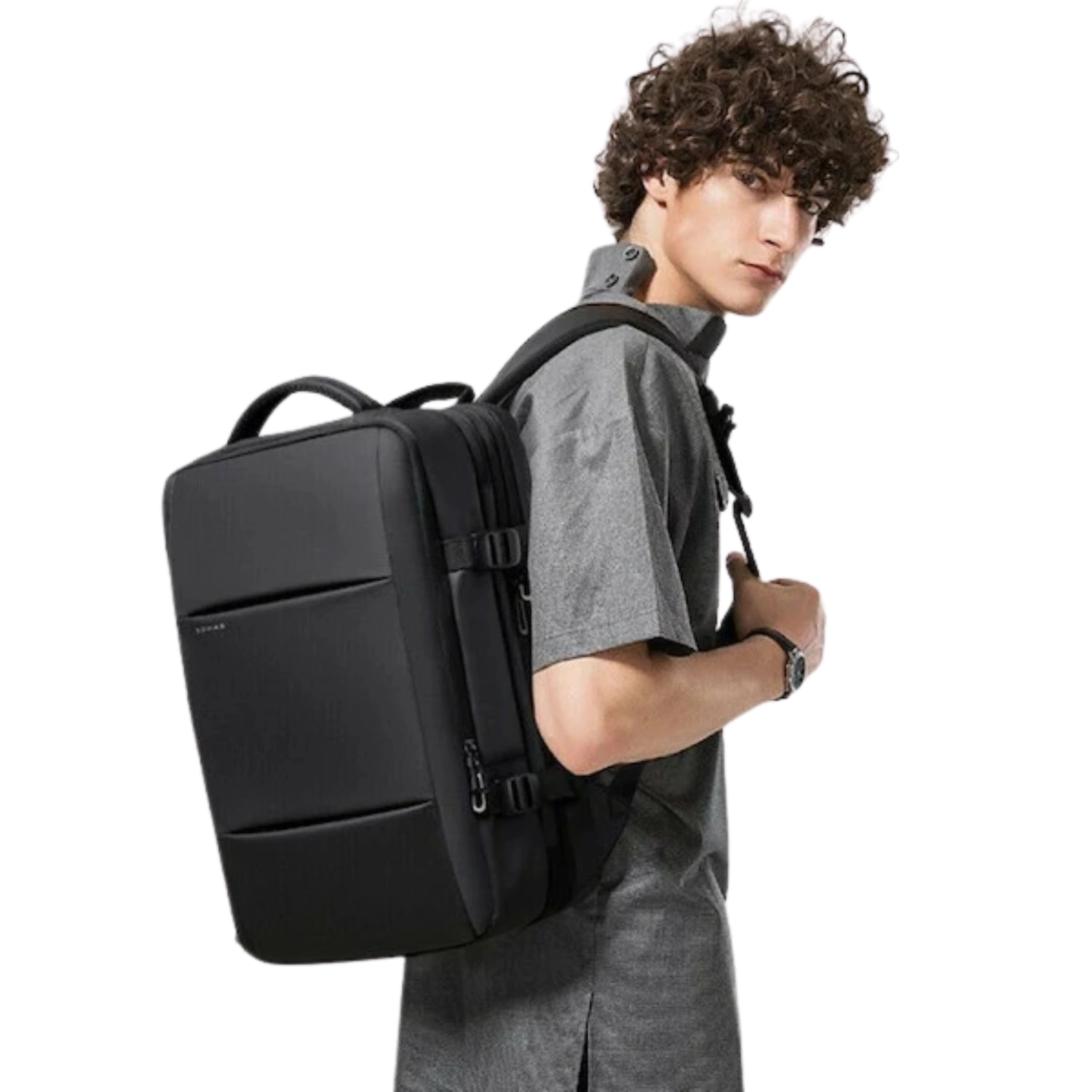 BANGE BG1908D Expandable Backpack Anti-Theft Water Resistant Large Capacity Expandable Multi-Purpose Laptop Backpack