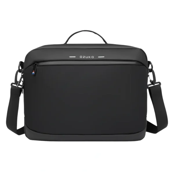 Ozuko 9423 Men’s Fashion Sling Bag & Business Laptop Backpack for 15.6” Black Laptop bag price in Bangladesh