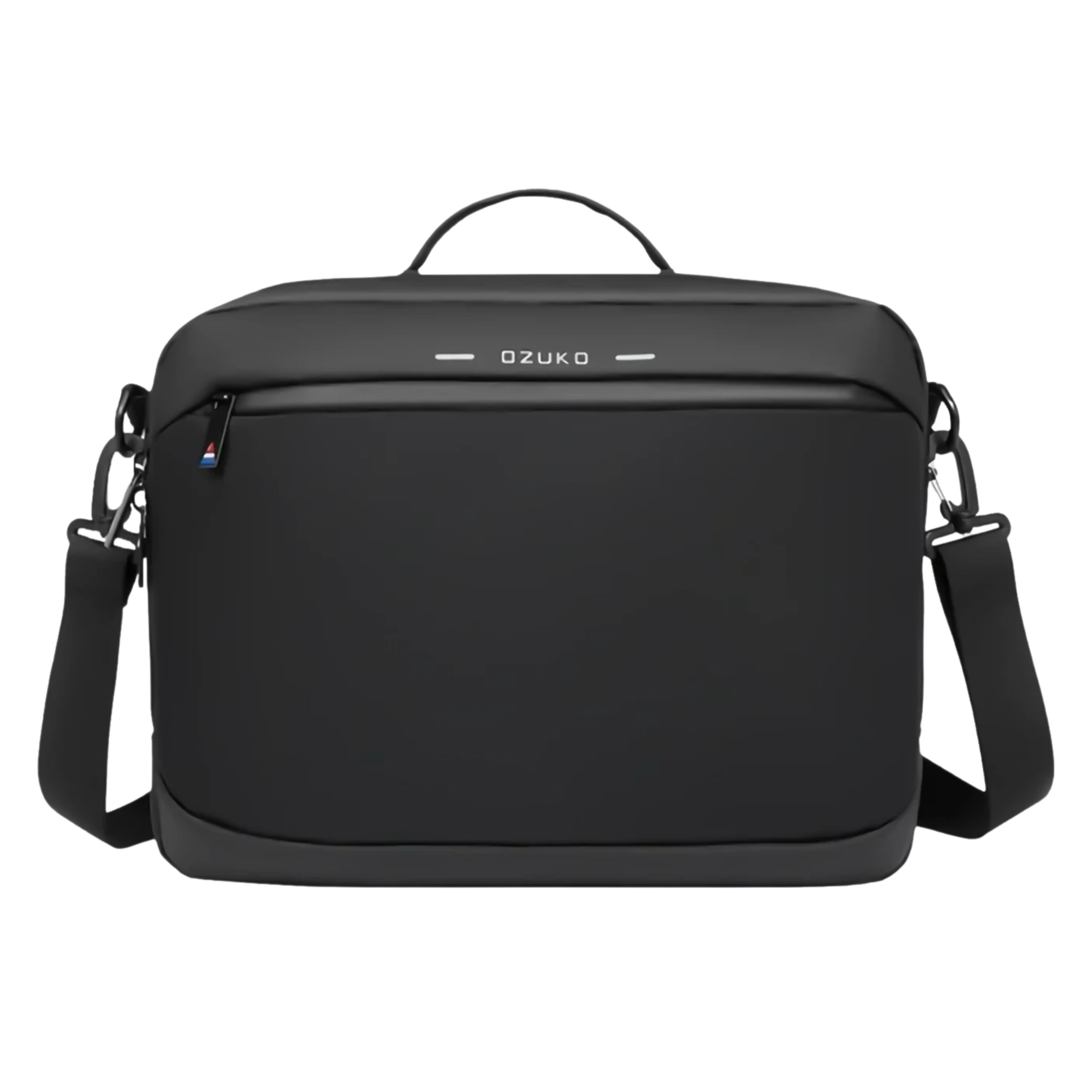 Ozuko 9423 Men’s Fashion Sling Bag & Business Laptop Backpack for 15.6” Black Laptop bag price in Bangladesh