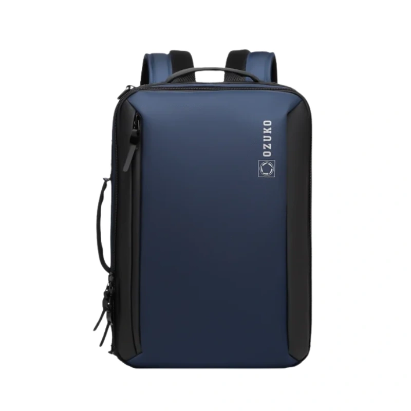 Ozuko 9490 USB Waterproof Backpack with USB Port for Laptop 15.6 Inch - Business Travel Bag in Bangladesh
